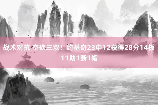 战术对抗 空砍三双！约基奇23中12获得28分14板11助1断1帽