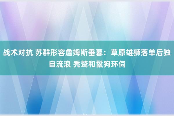 战术对抗 苏群形容詹姆斯垂暮：草原雄狮落单后独自流浪 秃鹫和鬣狗环伺