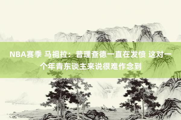 NBA赛季 马祖拉：普理查德一直在发愤 这对一个年青东谈主来说很难作念到